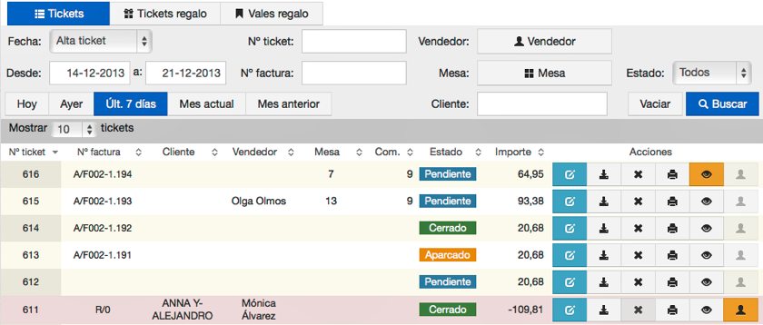 Tpv Cobuc Terminal Punto de venta Gestión