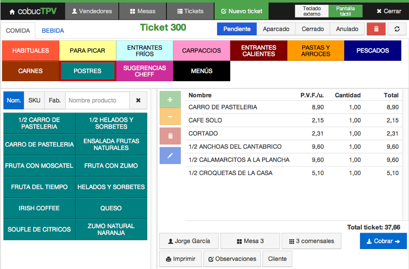 Tpv Cobuc Terminal Punto de Venta